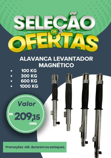 ALAVANCA MANUAL PARA LEVANTADORES MAGNÉTICOS